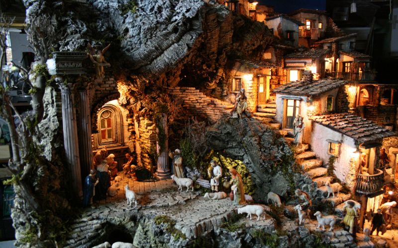 presepe napoli boże narodzenie we Włoszech